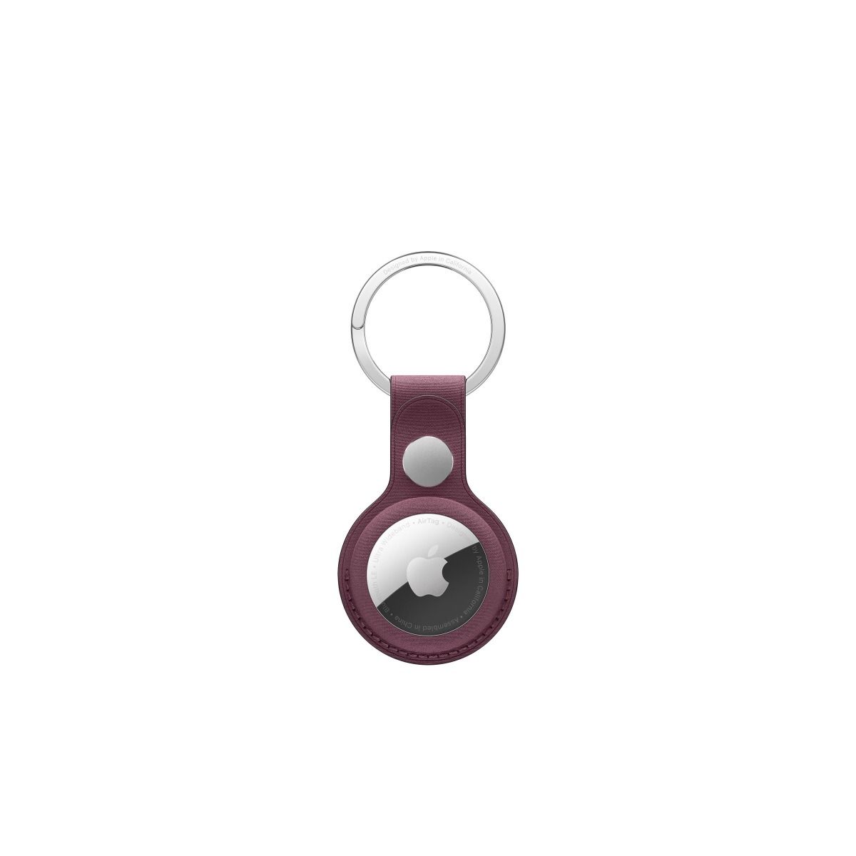 AirTag FineWoven Key Ring Mulberry iDeal